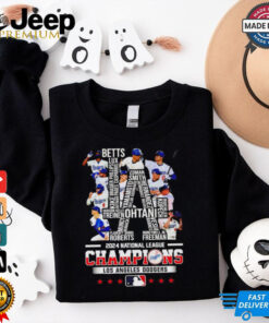 Los Angeles Dodgers 2024 national league champions team shirt