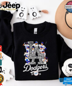 Los Angeles Dodgers 2024 team players shirt