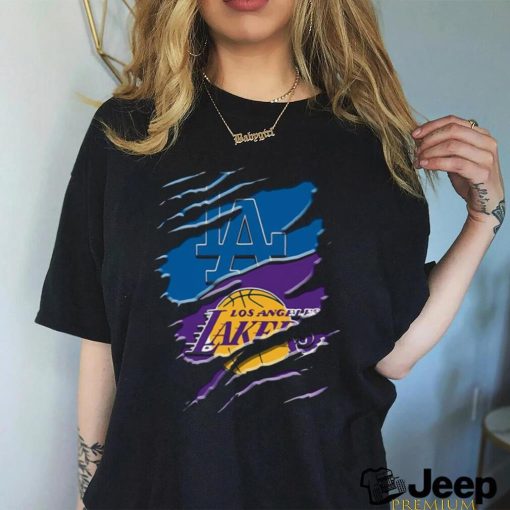 Los Angeles Dodgers And Los Angeles Lakers Shirt