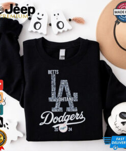 Los Angeles Dodgers Baseball Team 2024 MLB T Shirt