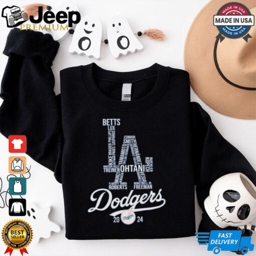 Los Angeles Dodgers Baseball Team 2024 MLB T Shirt