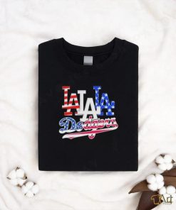 Los Angeles Dodgers Baseball Team Celebrating 4th Of July T Shirt