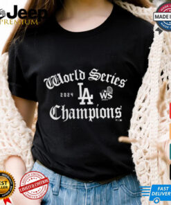 Los Angeles Dodgers Black 2024 World Series Champions Fanatics Exclusive T Shirt