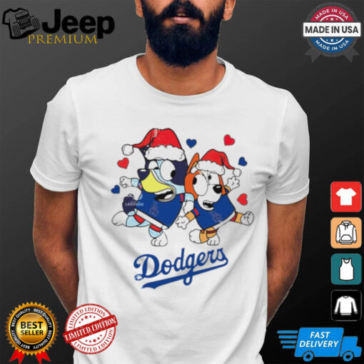 Los Angeles Dodgers Bluey Christmas 2024 shirt