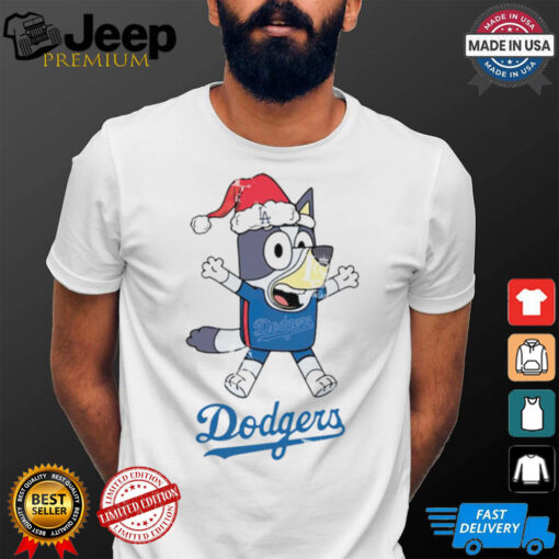 Los Angeles Dodgers Bluey Happy Christmas shirt