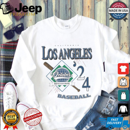 Los Angeles Dodgers California 2024 October Postseason Bound T Shirt