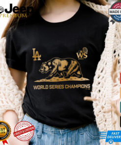 Los Angeles Dodgers Fanatics 2024 World Series Champions Fanatics Exclusive Cali Bear T Shirt