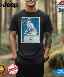 Los Angeles Dodgers Freddie Freeman Superstar Blueprint Autograph Signature t shirt