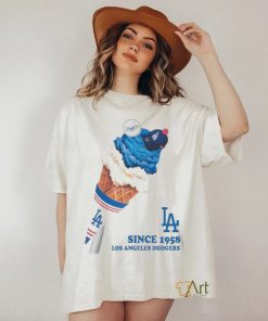 Los Angeles Dodgers Ice Cream Baseball T Shirt