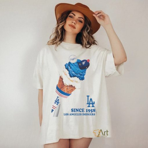 Los Angeles Dodgers Ice Cream Baseball T Shirt