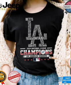 Los Angeles Dodgers LA Champs National League Champions 2024 T Shirt