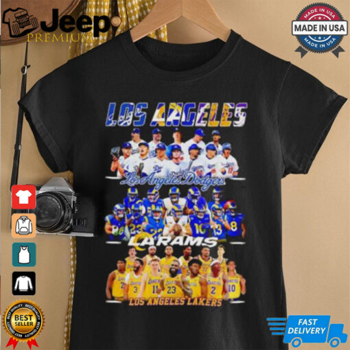 Los Angeles Dodgers Los Angeles Rams Los Angeles Lakers Los Angeles City 2024 shirt