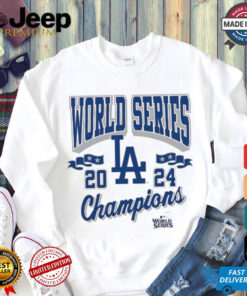 Los Angeles Dodgers Mitchell & Ness Cream 2024 World Series Champions Shirt