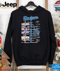 Los Angeles Dodgers NLCS Players Signatures Shirt