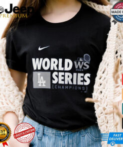 Los Angeles Dodgers Nike Royal 2024 World Series Champions Banner T Shirt