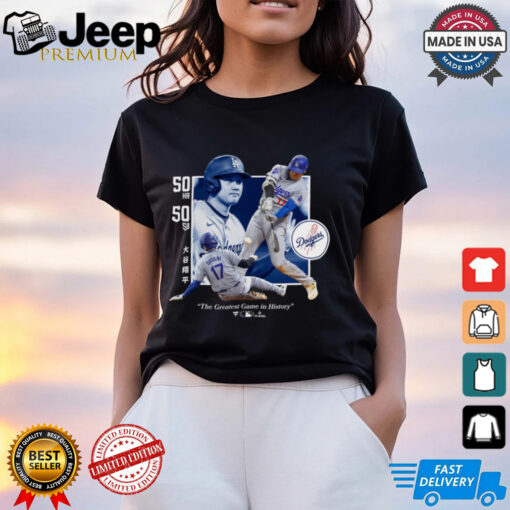 Los Angeles Dodgers Shohei Ohtani Black Greatest Game T Shirt