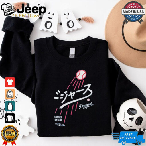 Los Angeles Dodgers Shohei Ohtani Japanese Letters T Shirts