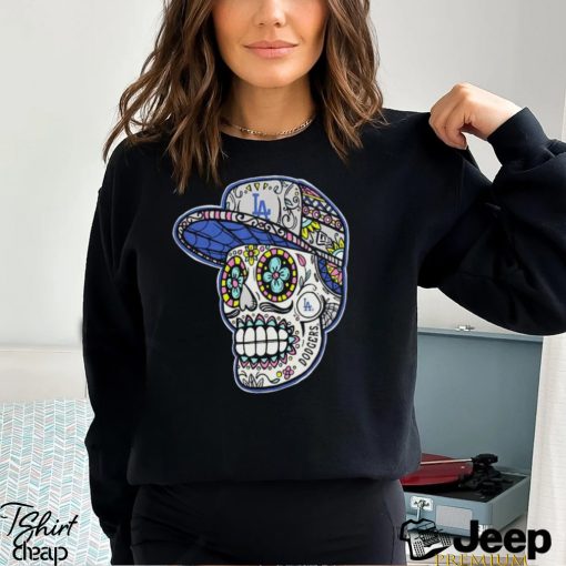 Los Angeles Dodgers Sugar Skull T Shirt