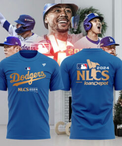 Los Angeles Dodgers TShirt, Limited Edition Los Angeles Dodgers 2024 National League Division Champions Blue Tee