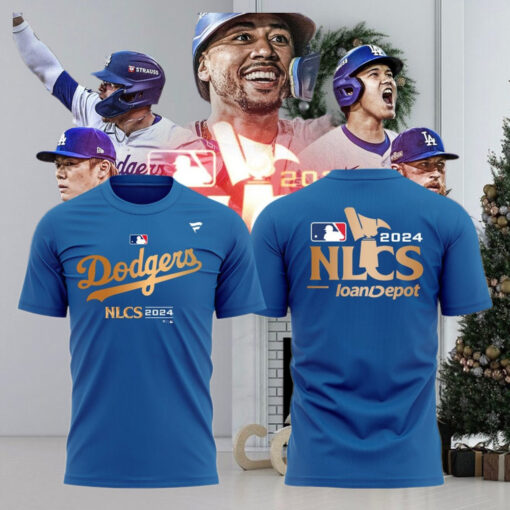 Los Angeles Dodgers TShirt, Limited Edition Los Angeles Dodgers 2024 National League Division Champions Blue Tee