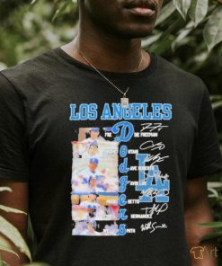 Los Angeles Dodgers Team Players 2024 Signatures Shirt