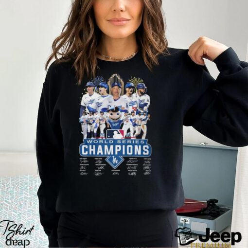 Los Angeles Dodgers World Series Champions 2024 Champs Memories T Shirt