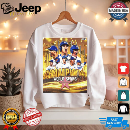 Los Angeles Dodgers World Series Champions For The 8th Time In Franchise History – Hollywood Walk Of Fame t shirt