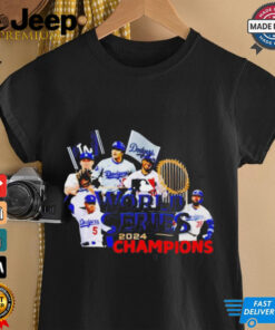 Los Angeles Dodgers World Series Champions lineup 2024 shirt