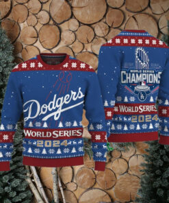 Los Angeles Dodgers World Series Ugly Sweater, LA Dodgers World Series 2024 Ugly Sweater Shirt