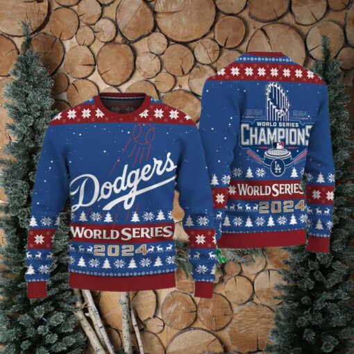 Los Angeles Dodgers World Series Ugly Sweater, LA Dodgers World Series 2024 Ugly Sweater Shirt