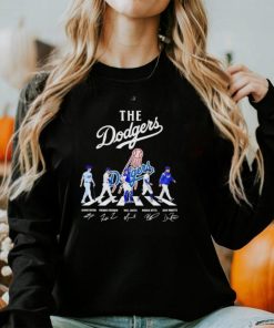 Los Angeles Dodgers all team members Abbey Road signature MLB shirt