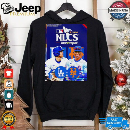 Los Angeles Dodgers vs. New York Mets 2024 NLCS poster shirt