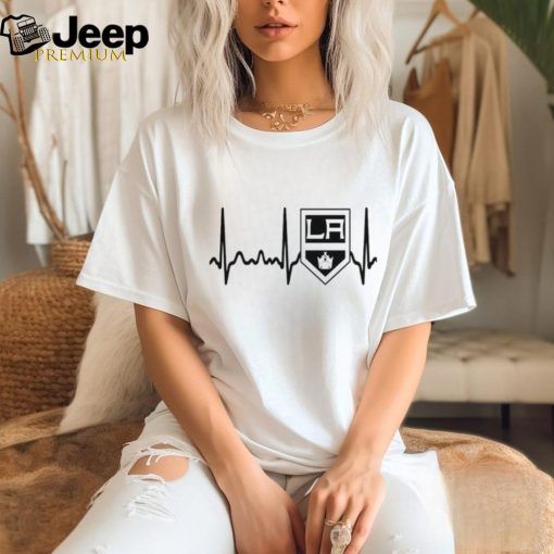 Los Angeles Kings Heartbeat T Shirt, Heartbeat Hockey 2024 Shirt