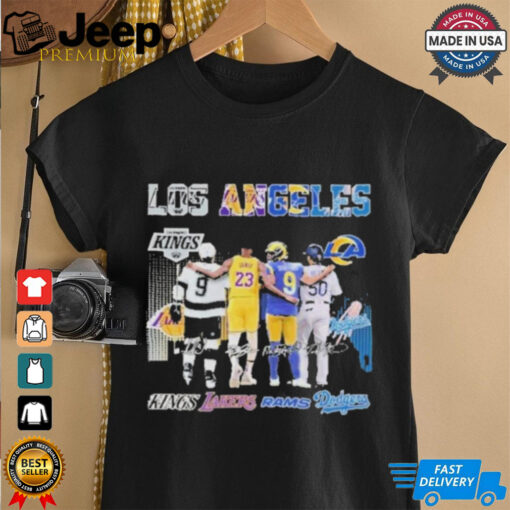 Los Angeles Kings LA Lakers LA Rams Los Angeles Dodgers 2024 T Shirt