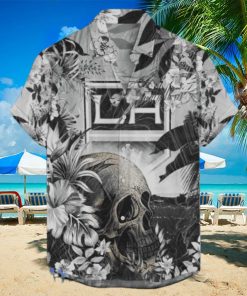 Los Angeles Kings NHL Hawaiian Shirt Tropical Skull Design For Men Women