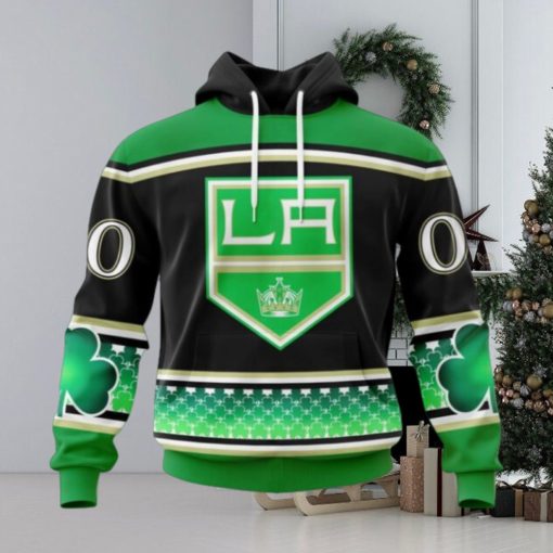 Los Angeles Kings Specialized Hockey Celebrate St Patrick’s Day Hoodie