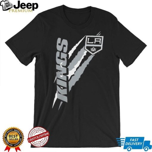 Los Angeles Kings Starter Black Color Scratch T Shirt