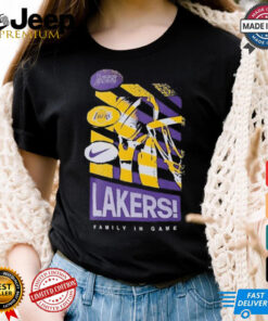 Los Angeles Lakers Family In Game Nike T Shirts