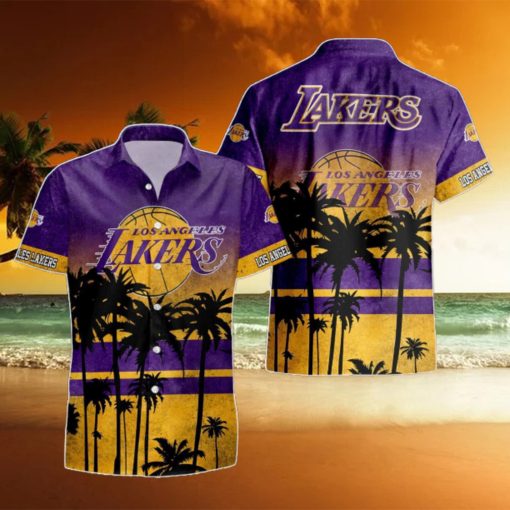 Los Angeles Lakers Hawaiian Shirt Hot Trending Love Gift For Fans