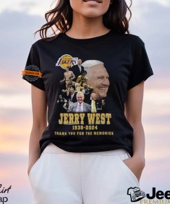 Los Angeles Lakers Jerry West 1938 2024 Thank You For The Memories T Shirt