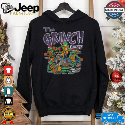 Los Angeles Lakers The Grinch Holiday Basketball Legends T Shirt