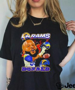 Los Angeles Rams Aaron Donald big head signature shirt