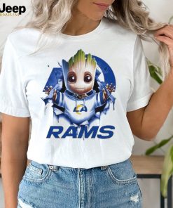 Los Angeles Rams Baby Groot Blood Inside Me Shirt