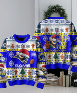 Los Angeles Rams Football They Not Like Us Christmas Ugly Sweater