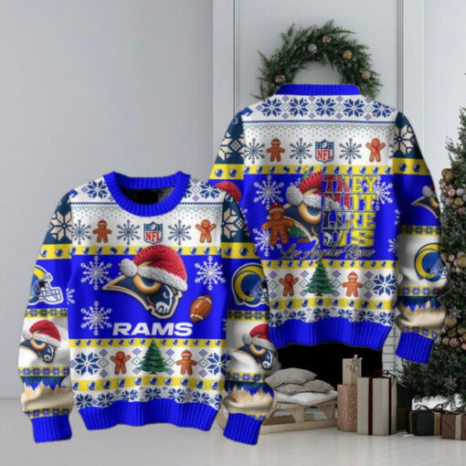 Los Angeles Rams Football They Not Like Us Christmas Ugly Sweater