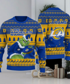 Los Angeles Rams Grinch Ugly Christmas Sweater