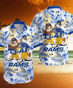 Los Angeles Rams Hawaiian Shirt Taz and Bugs For NFL Team
