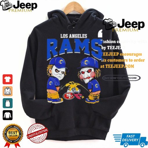 Los Angeles Rams NFL Halloween Peeing Funny Shirt