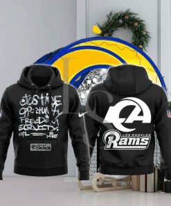 Los Angeles Rams NFL Justice Opportunity Equity Freedom Hoodie 3D