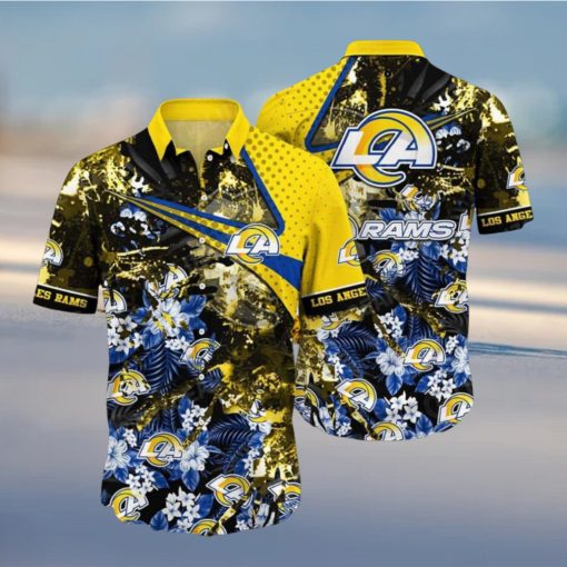 Los Angeles Rams NFL Latest New 3D Hawaiian Shirt Men And Women Gift